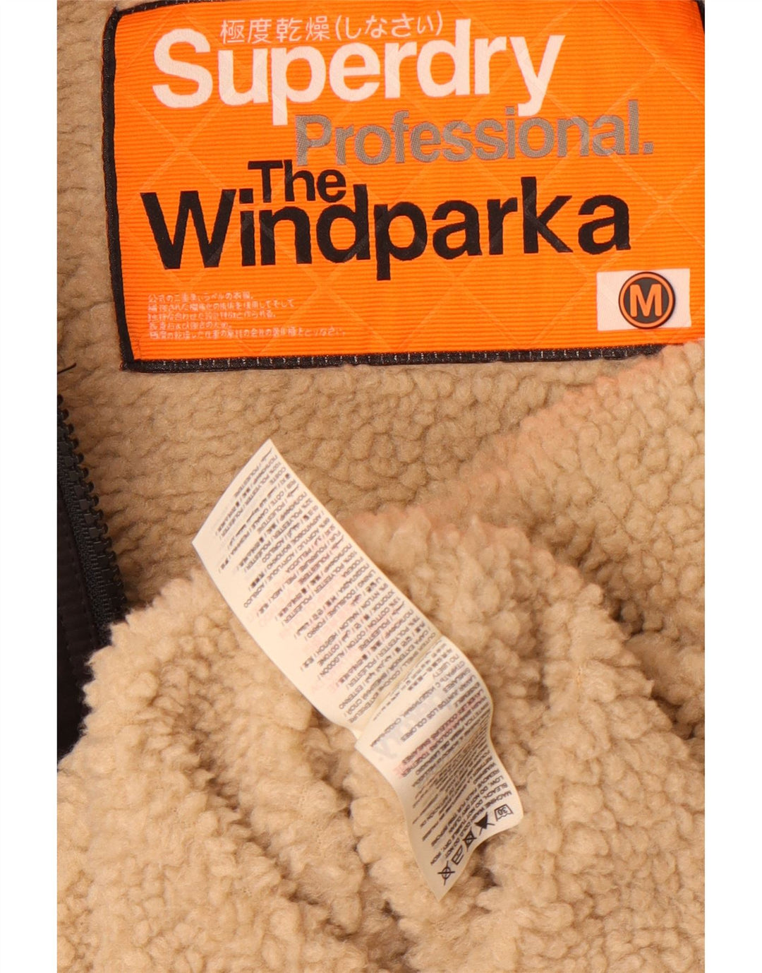 Superdry Parka con capucha The Windparka para mujer, talla 44, talla M, color negro