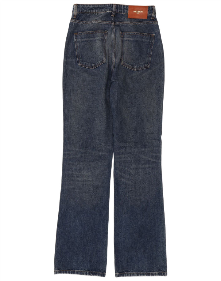 Zara Mujer Vaqueros Bootcut EU 40 Medium W30 L35 Azul