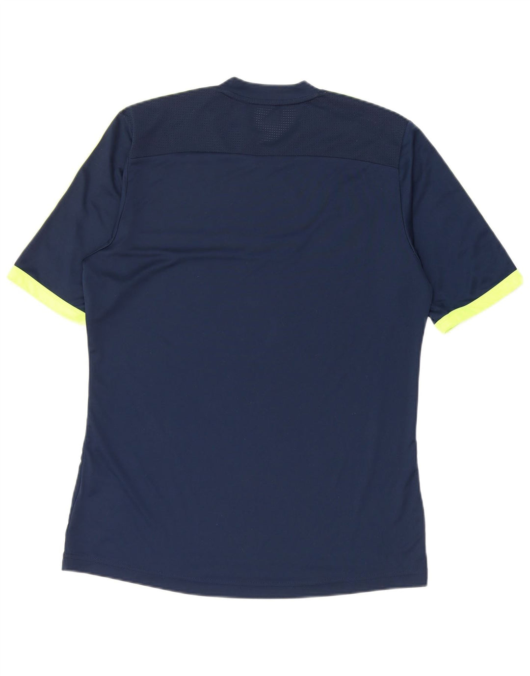 ADIDAS Camiseta Climacool para hombre Top Medium Azul marino Colorblock Poliéster