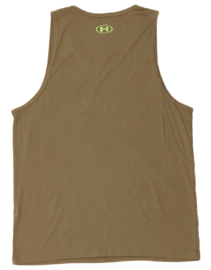 Under Armour Hombre Gráfico Chaleco Top Grande Caqui