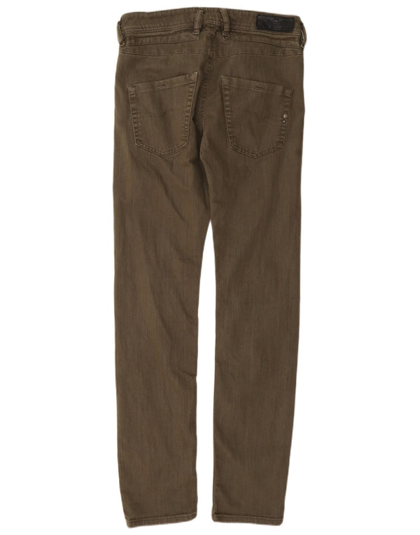 Diesel Mens Belther Slim Tapered Casual Pantalones W29 L32 Algodón Caqui