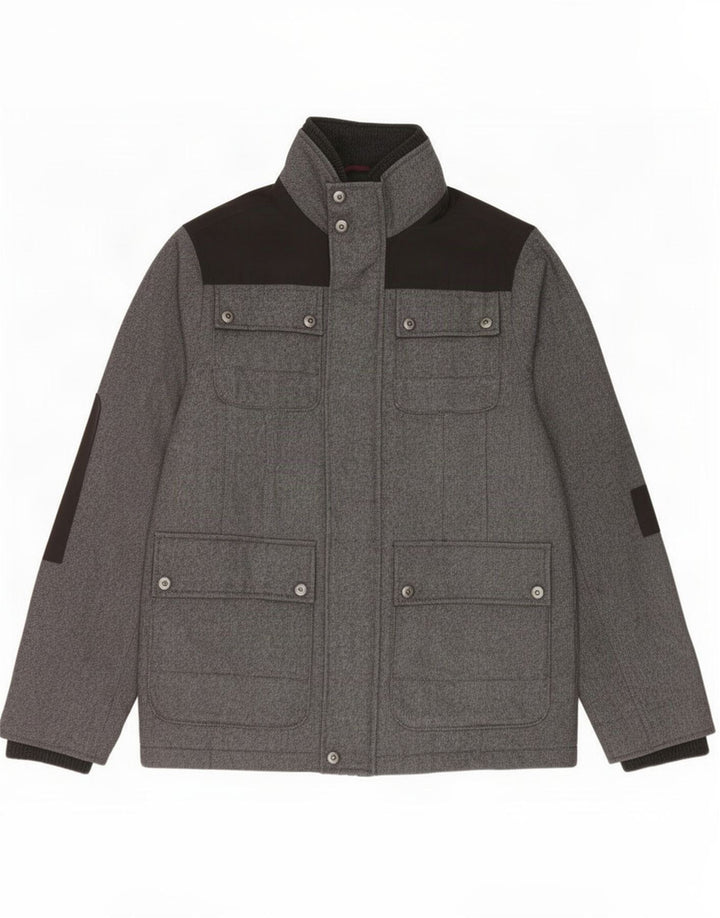 Marks & Spencer Chaqueta utilitaria azul Harbor para hombre UK 38 Gris medio