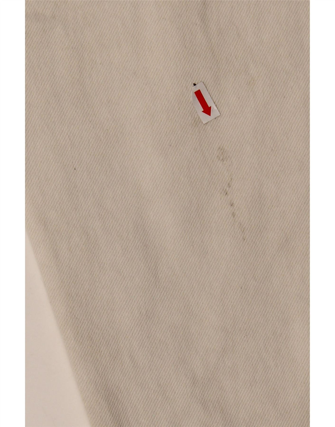 ZARA Vaqueros cónicos de cintura alta desgastados para niñas 13-14 años W28 L22 Blanco