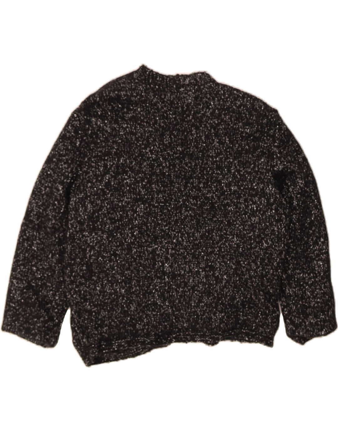 VINTAGE Womens Cardigan Sweater UK 16 Large Black Vintage Vintage and Second-Hand Vintage from Messina Hembry 