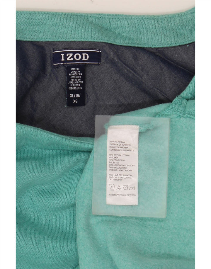 IZOD Sudadera extragrande para mujer UK 18 XL Algodón turquesa