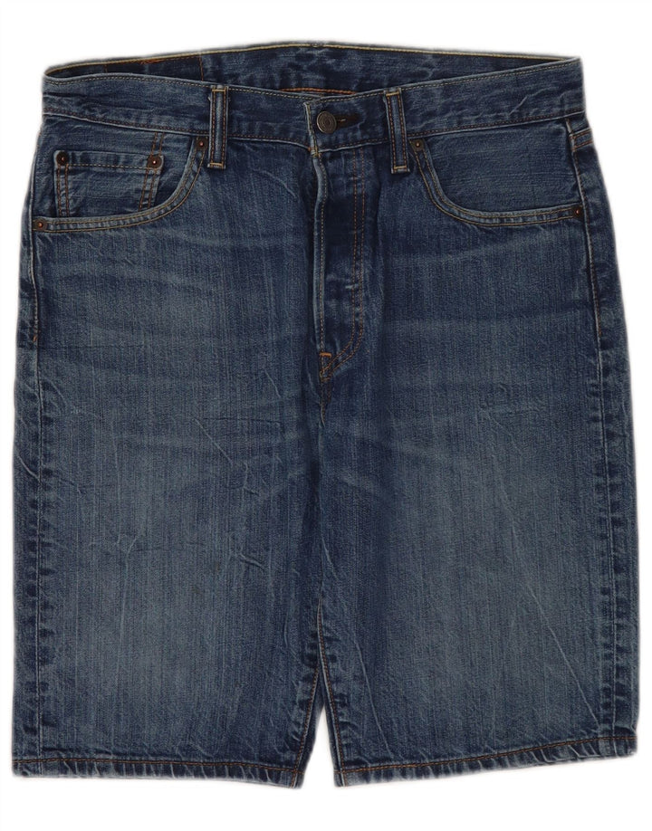 Levi's Hombre 501 Shorts De Mezclilla W30 Algodón Azul Medio