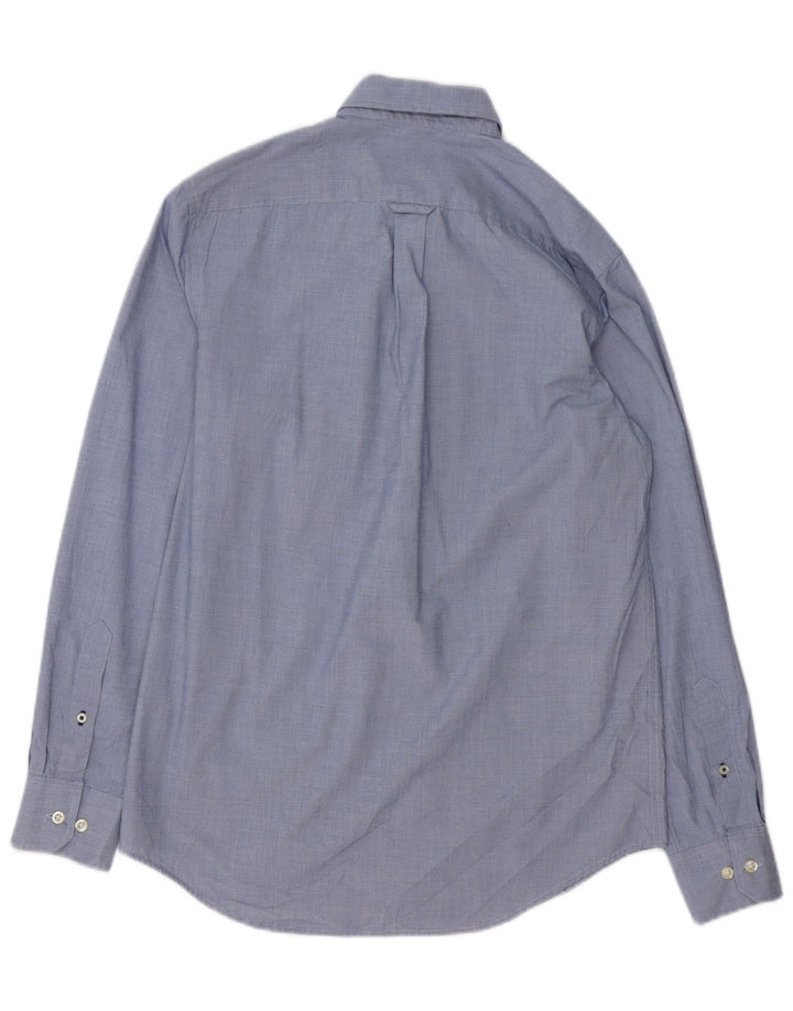 IZOD Camisa Hombre Small Azul Algodón