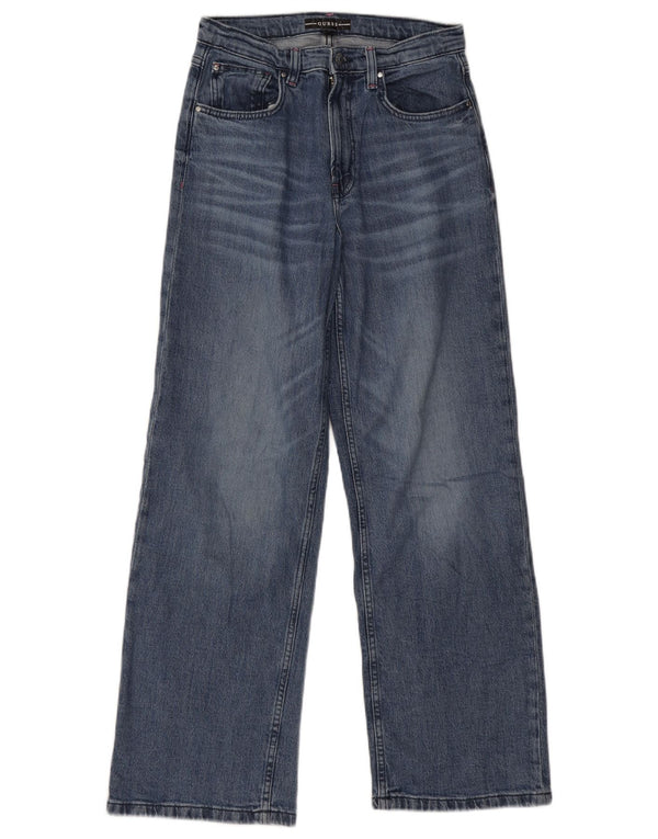Guess Vaqueros Pierna Ancha Niñas 15-16 Años W28 L30 Azul