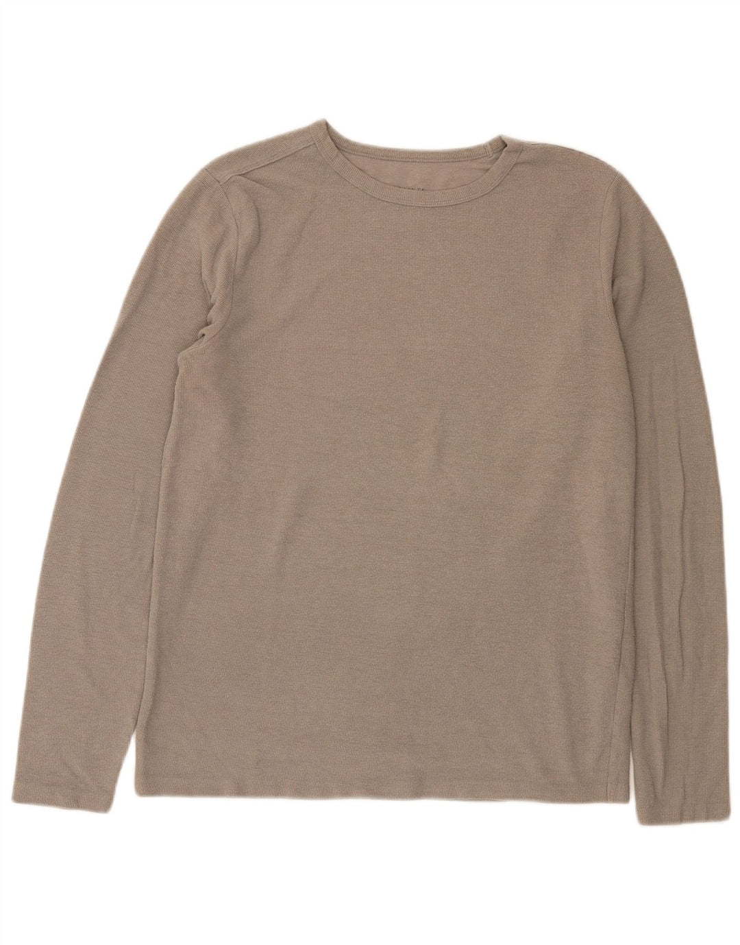 All Saints Top para hombre manga larga poliéster gris grande