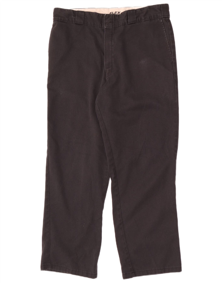 Dickies Pantalones chinos rectos para hombre W34 L29 Negro
