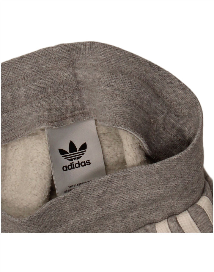 Pantalones De Chándal Adidas Mujer Joggers De Algodón Moteado Gris Medio