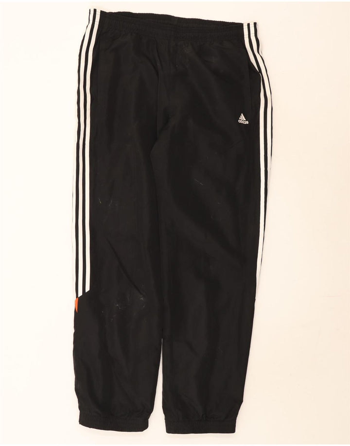 Adidas Hombre Pantalones De Chándal Joggers Large Negro Colorblock Poliéster