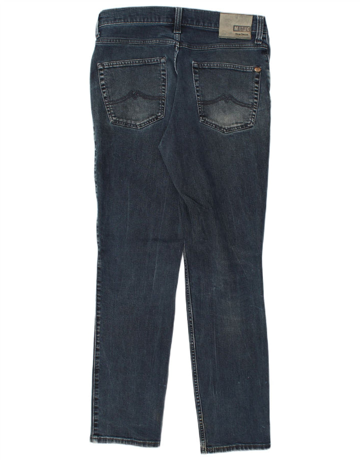 MUSTANG Vaqueros cónicos ajustados de talle medio Tramper para mujer W34 L32 Azul