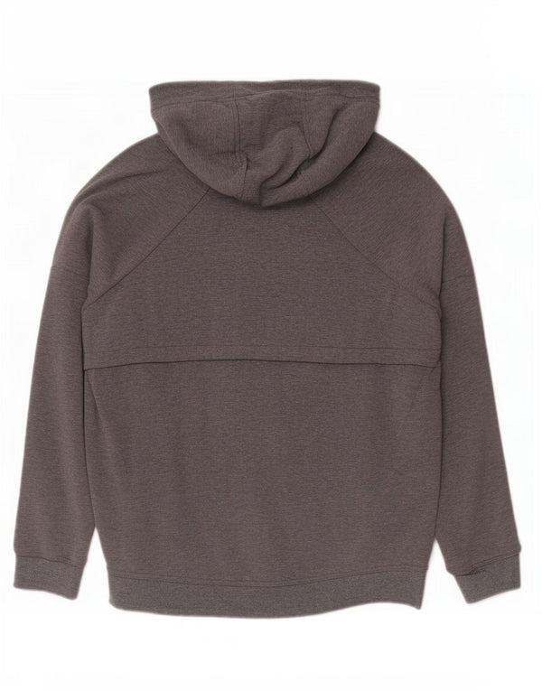 Nike - Sudadera con capucha para mujer, talla 10, algodón moteado gris pequeño