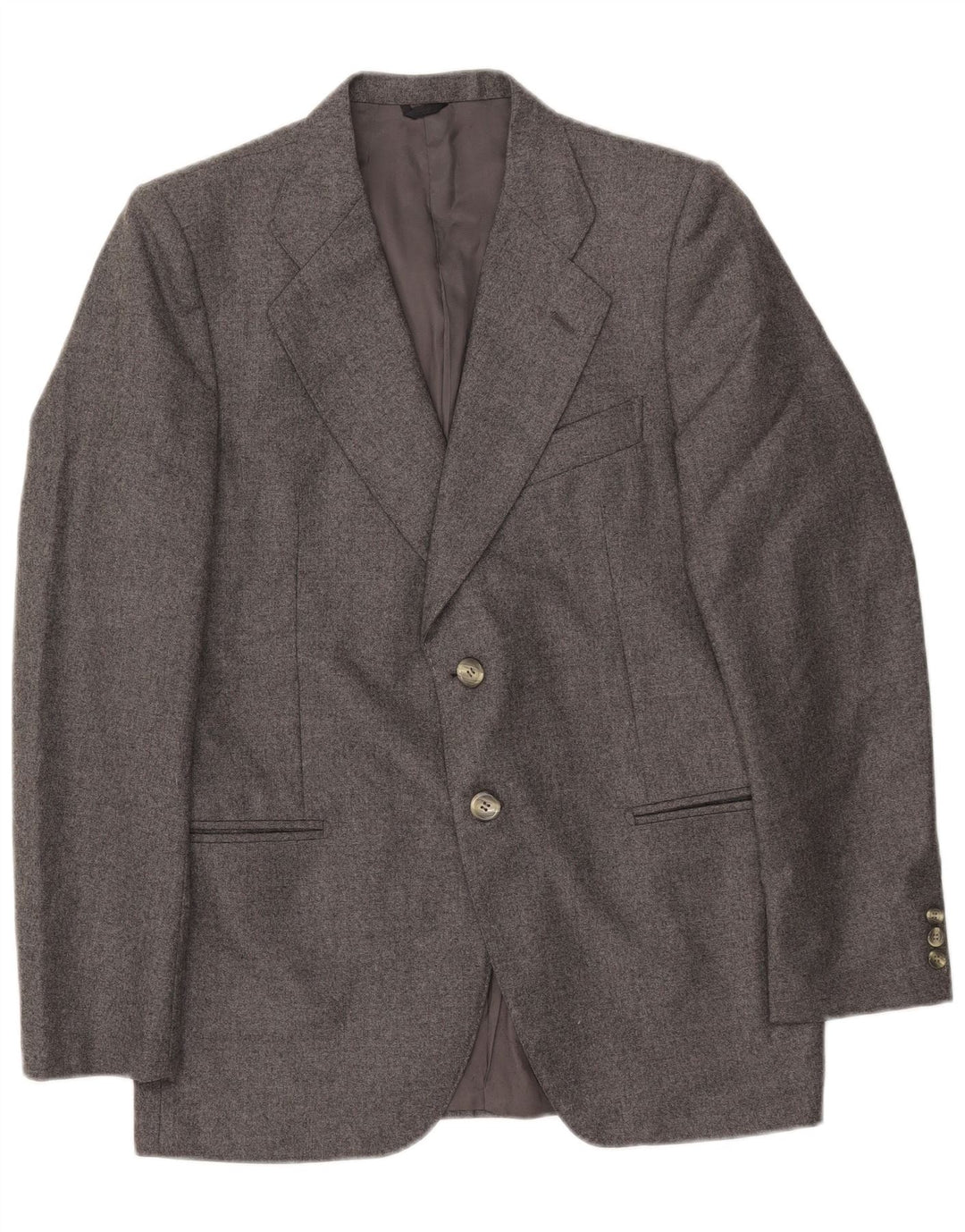 Cerruti 1881 Chaqueta tipo blazer de 2 botones para hombre UK 42 XL Lana gris