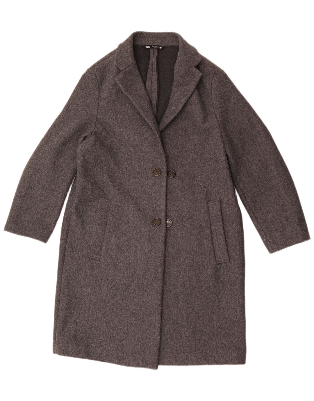 Zara Hombre Abrigo UK 42 XL Gris