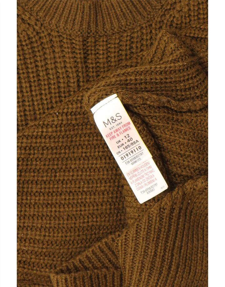 Marks & Spencer Camiseta sin mangas para mujer Reino Unido 12 Acrílico caqui mediano