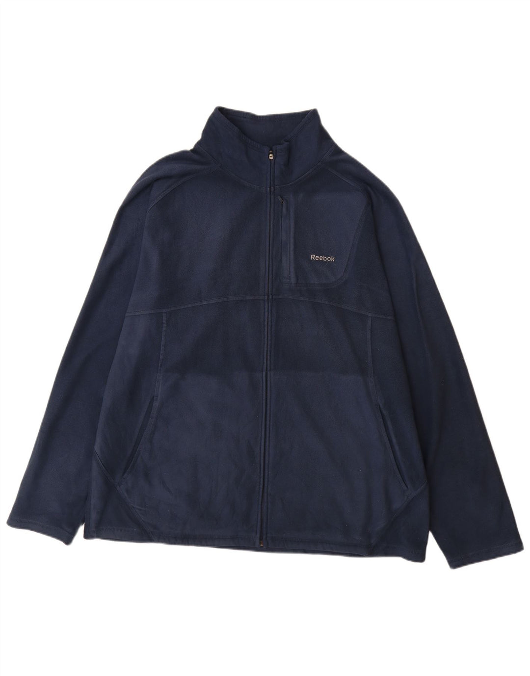 REEBOK Chaqueta polar para hombre ES 42 XL Azul marino Poliéster