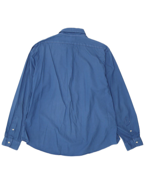 Polo Ralph Lauren Camisa de ajuste personalizado para hombre 2XL Algodón azul