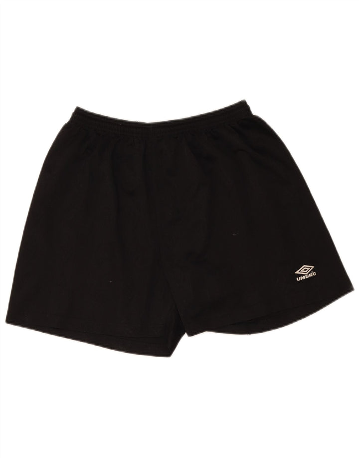 Pantalones cortos deportivos Umbro para hombre poliéster negro grande