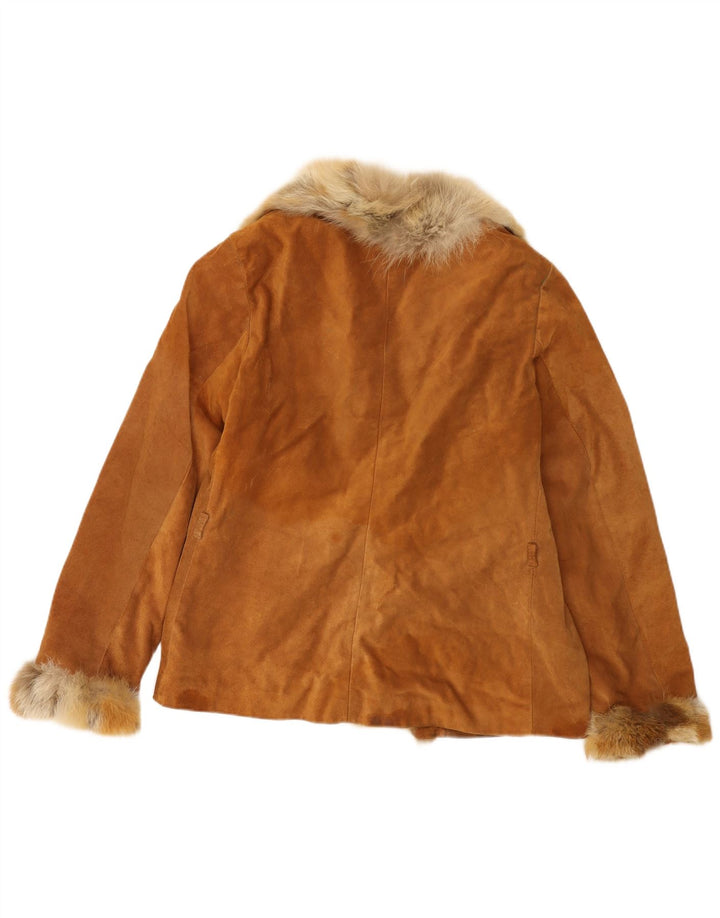 Conbipel Chaqueta De Ante Mujer IT 48 XL Cuero Beige