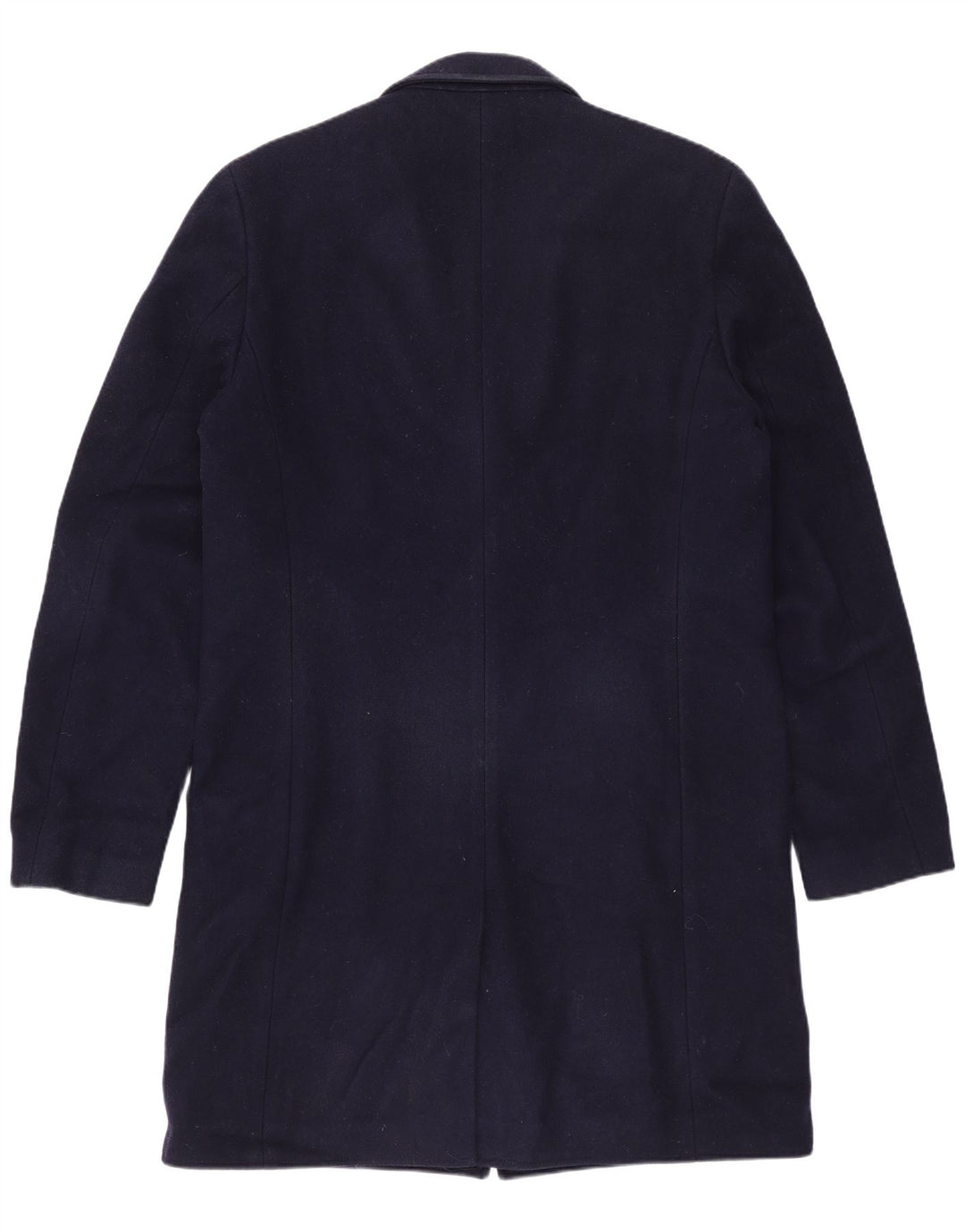 Abrigo para hombre Jigsaw UK 38 Lana azul marino mediana