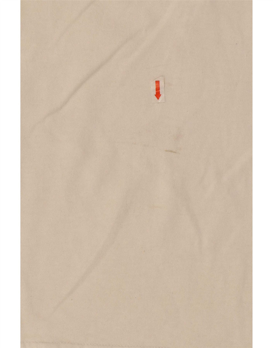 Vintage Hombres Camiseta Gráfica Top Pequeño Blanco