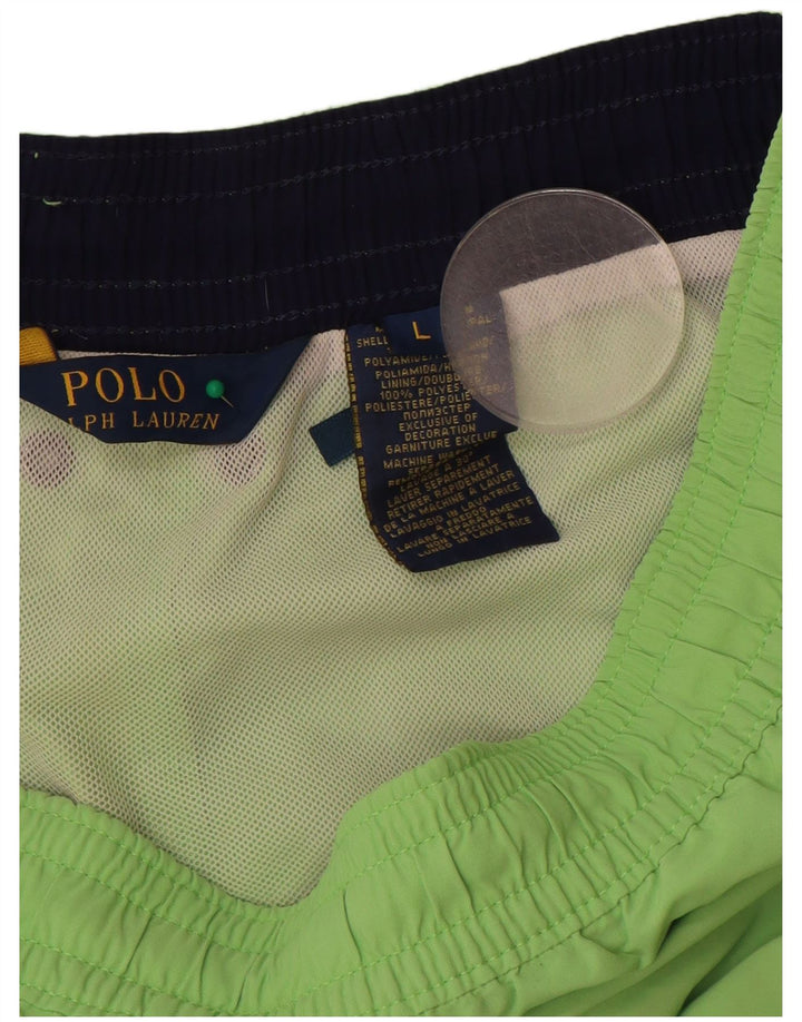 POLO RALPH LAUREN Bañador Hombre Grande Nylon Verde