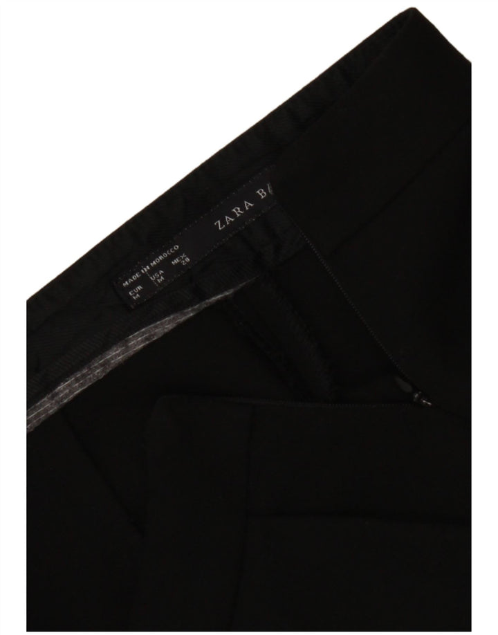 Zara Mujer Hot Pants Mediano W28 Negro