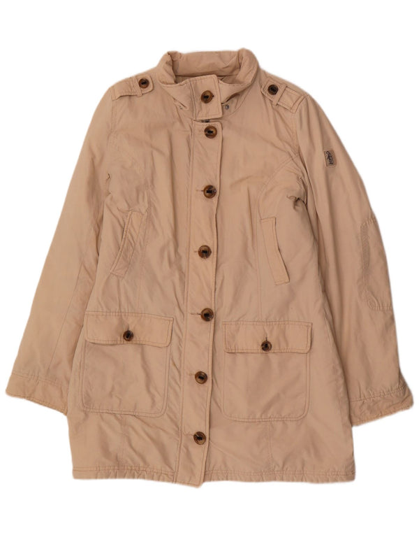 Refrigiwear Abrigo acolchado militar para mujer UK 44 Large Beige Nylon