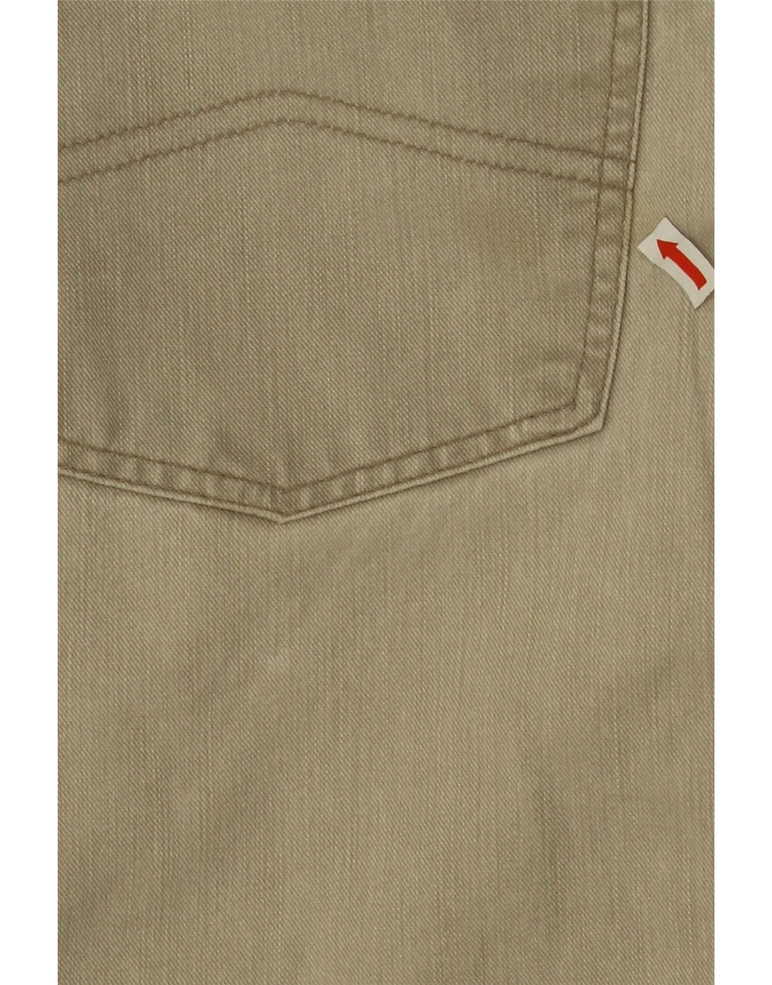Armani Jeans Rectos Hombre W36 L28 Algodón Beige