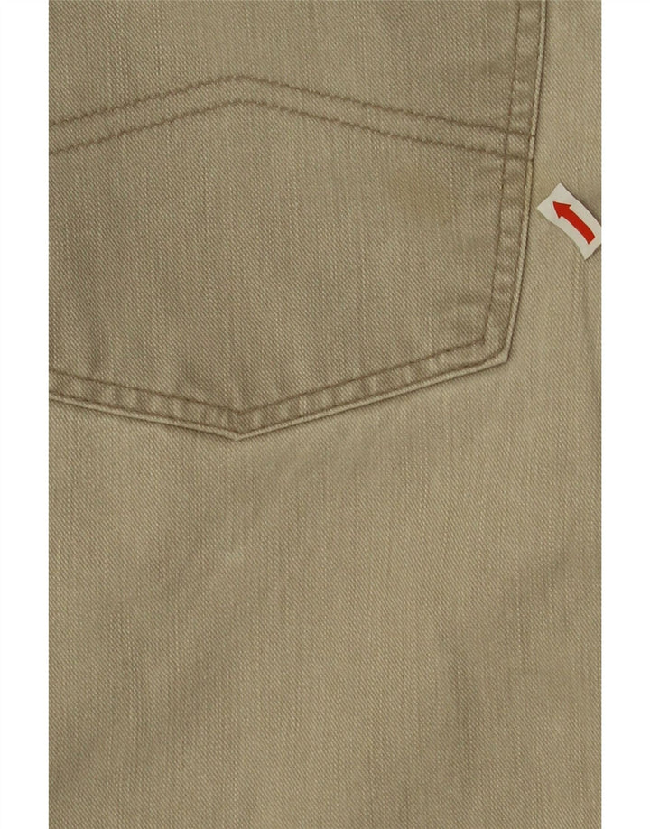Armani Jeans Rectos Hombre W36 L28 Algodón Beige