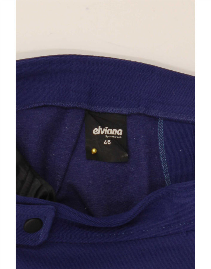 Pantalón cortavientos con estribo para mujer Elviana IT 46 Large Poliamida azul