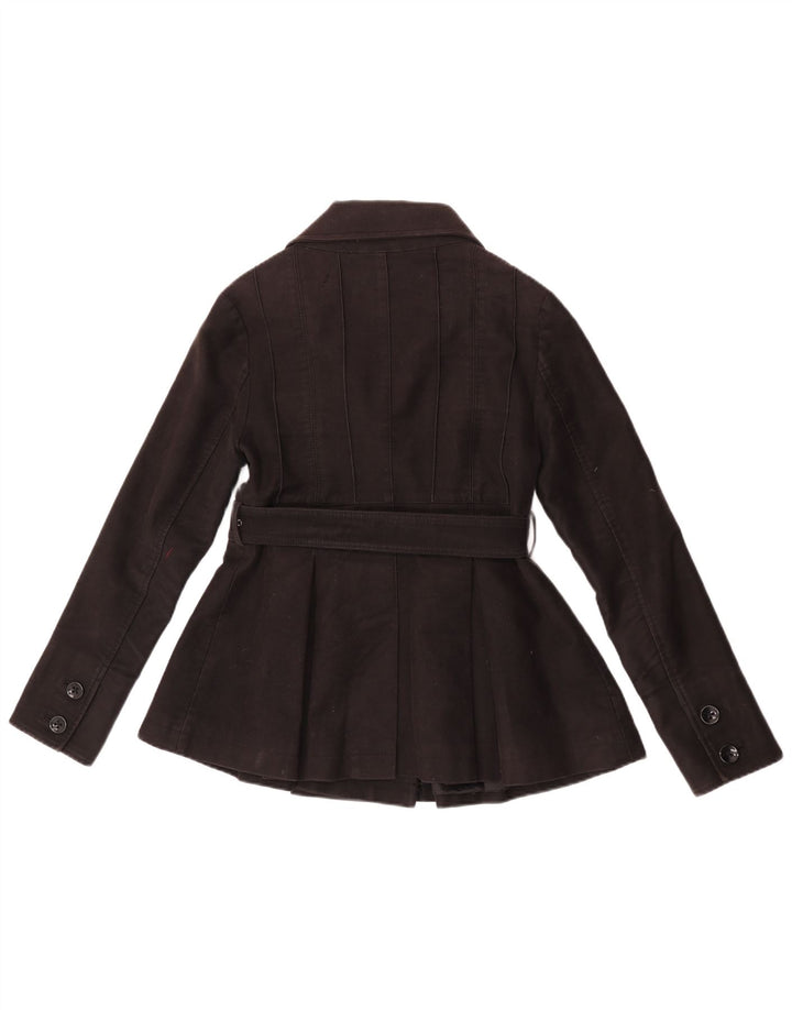 Ted Baker Chaquetón para Mujer Talla 2 Pequeño Algodón Negro