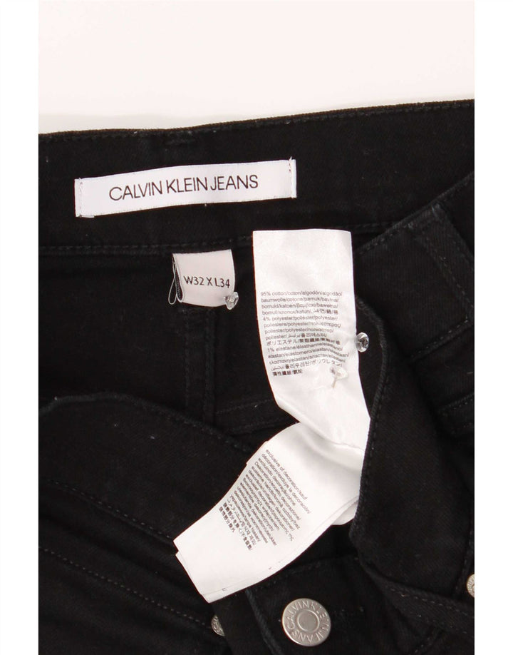 Calvin Klein Jeans ajustados para hombre W32 L34 Algodón negro