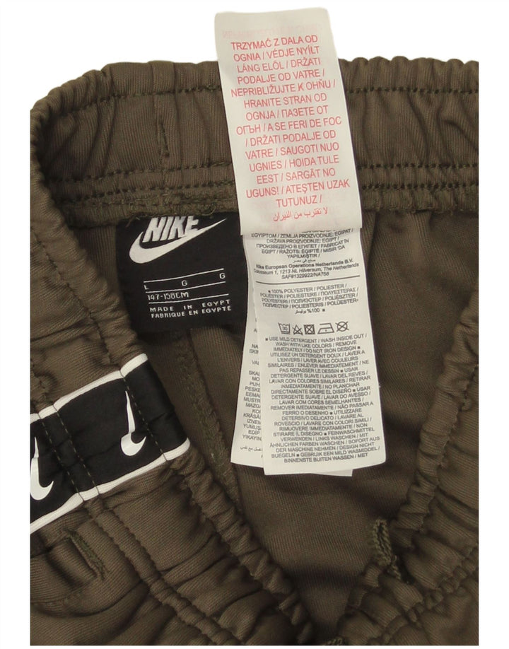 Nike Pantalones cortos deportivos gráficos para niños 12-13 años Grande Caqui Poliéster