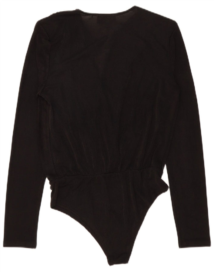 Body de manga larga para mujer Coast UK 44 Grande Poliéster negro