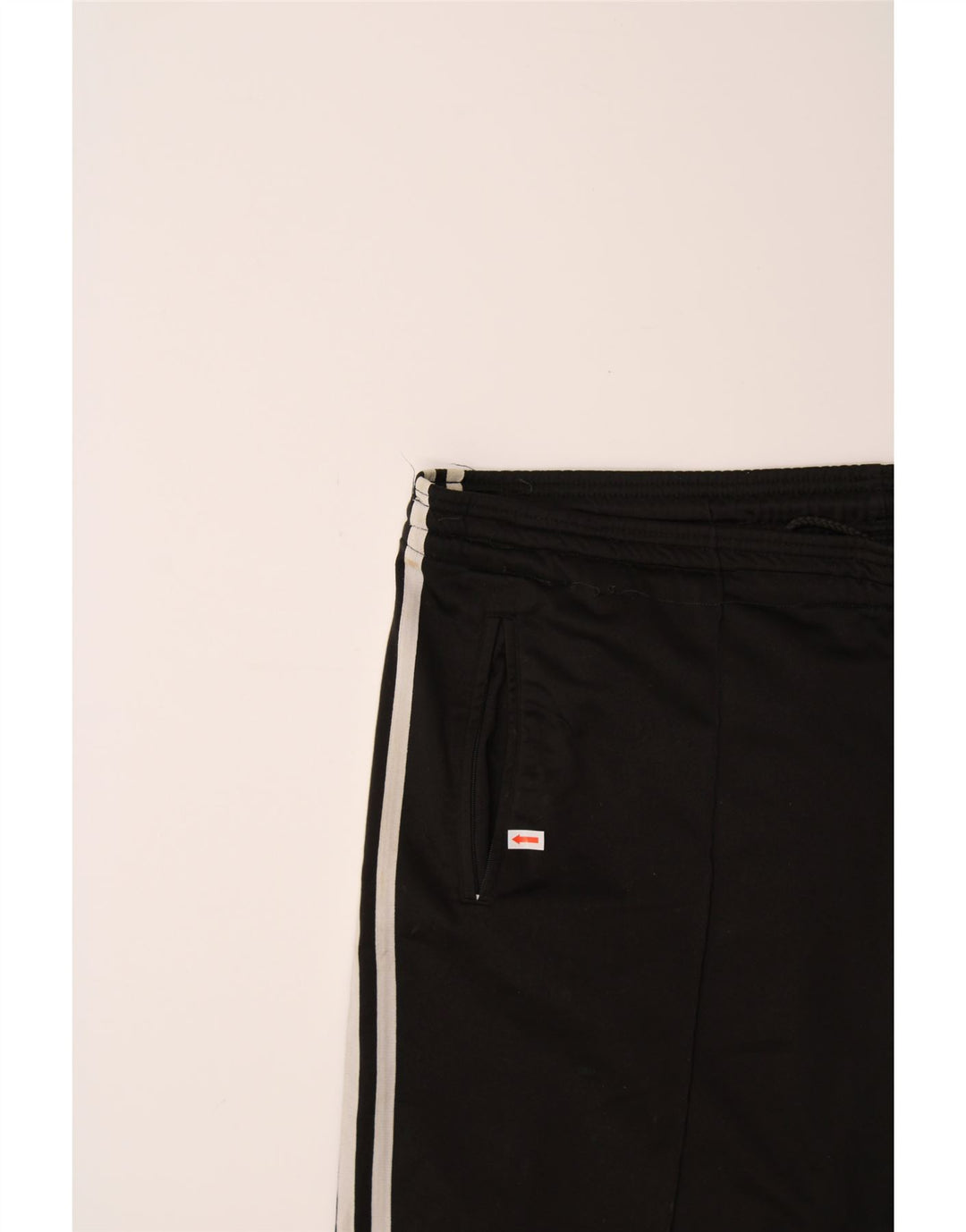 ADIDAS Mens Sport Shorts UK 42/44 Large Black Polyester Vintage Adidas and Second-Hand Adidas from Messina Hembry 