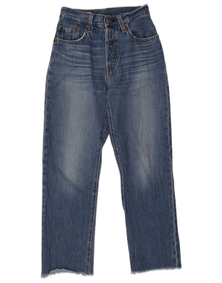 Vaqueros Levi's Mujer 501 Rectos W24 L26 Algodón Azul