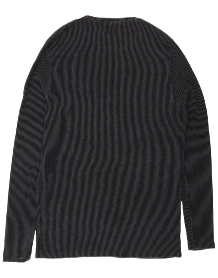 Zara Hombre Jersey Cuello Redondo Jersey XL Negro