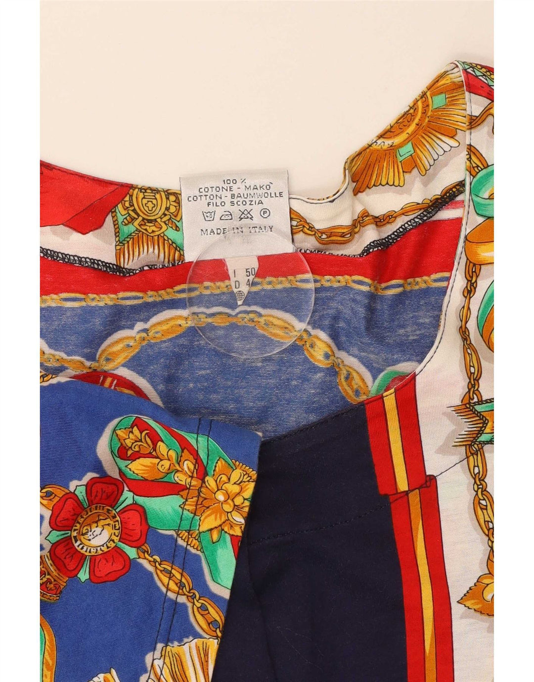 Maglificio MG Vestido camisero con estampado abstracto para mujer IT 50 XL Multicolor