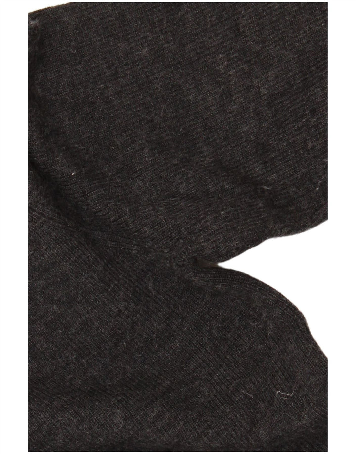 SUPERDRY Jersey con cuello y cremallera para hombre de lana merino gris medio