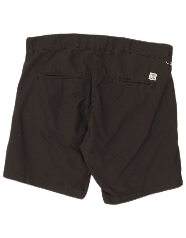 JACK & JONES Pantalones cortos chinos de corte regular para hombre W36 Large Black Cotton