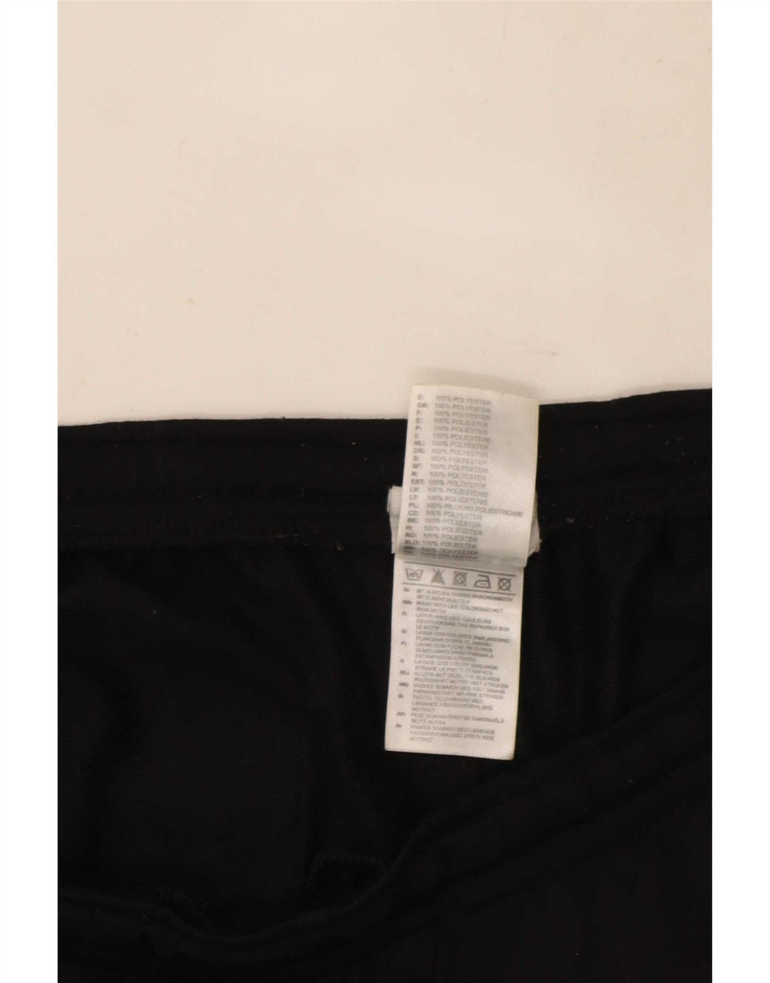 Adidas Pantalones de chándal para hombre Joggers UK 38/40 Medium Negro Poliéster