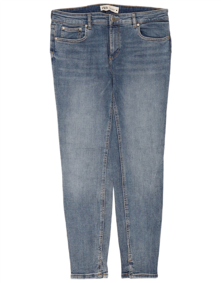 ZARA Vaqueros Slim Mujer EU 42 Large W32 L28 Azul