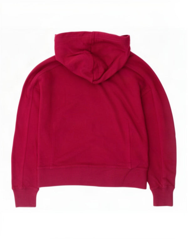 Calvin Klein Jeans Jersey con capucha extragrande para mujer UK 6 XS Algodón rosa