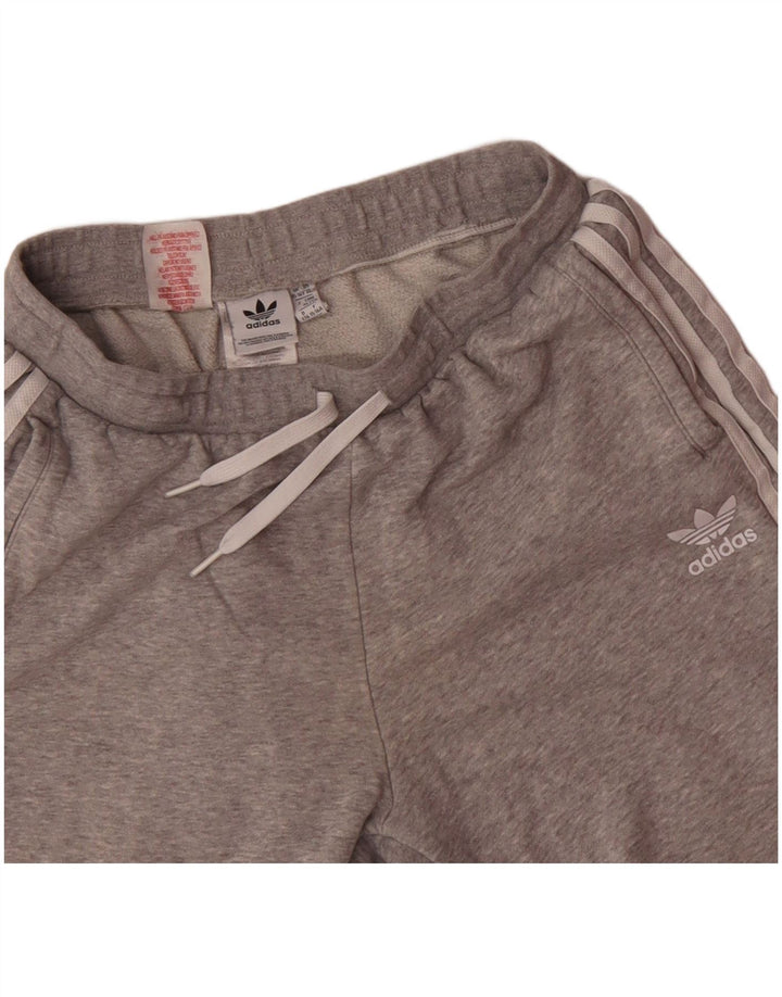 Adidas Pantalones cortos deportivos para niño 15-16 años Gris Algodón