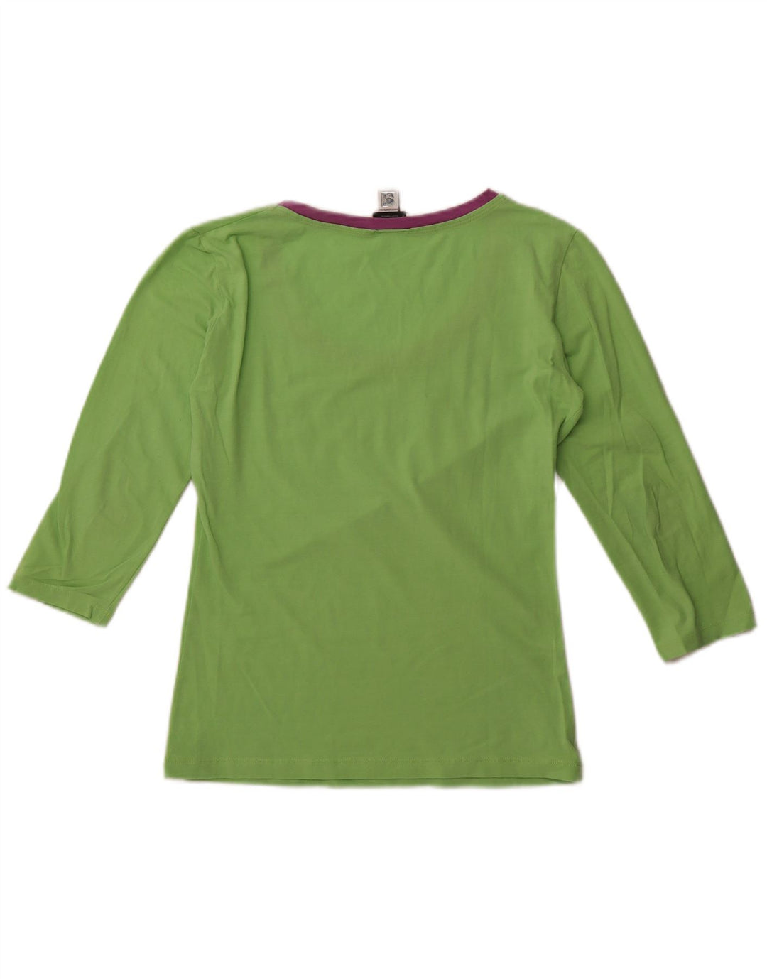 Dolce & Gabbana Top gráfico para mujer manga 3/4 UK 42 Verde medio