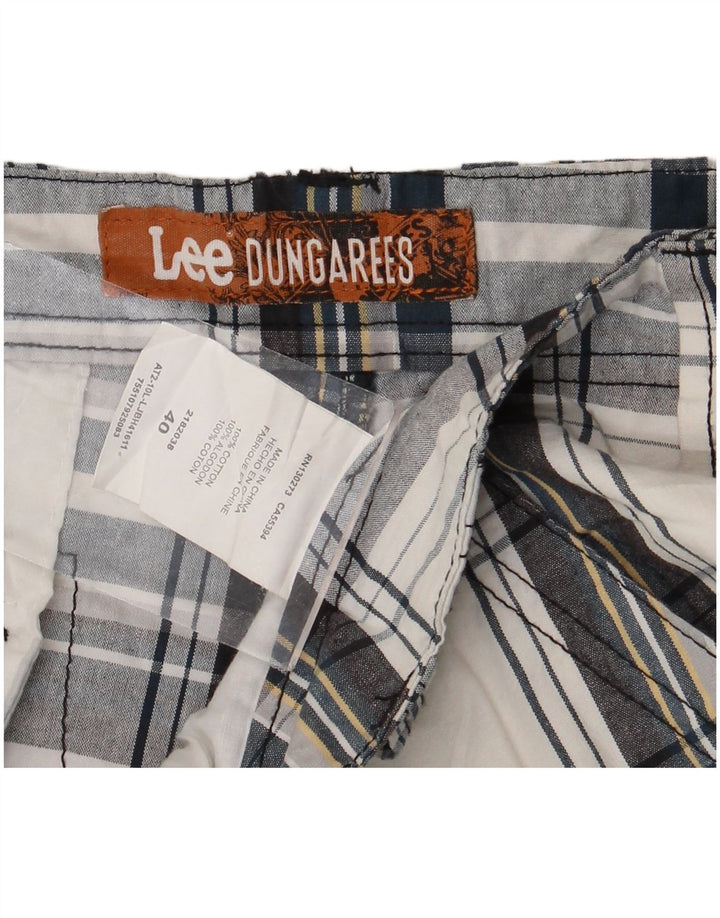 Lee Mens Cargo Shorts W40 XL Algodón Chevron Multicolor