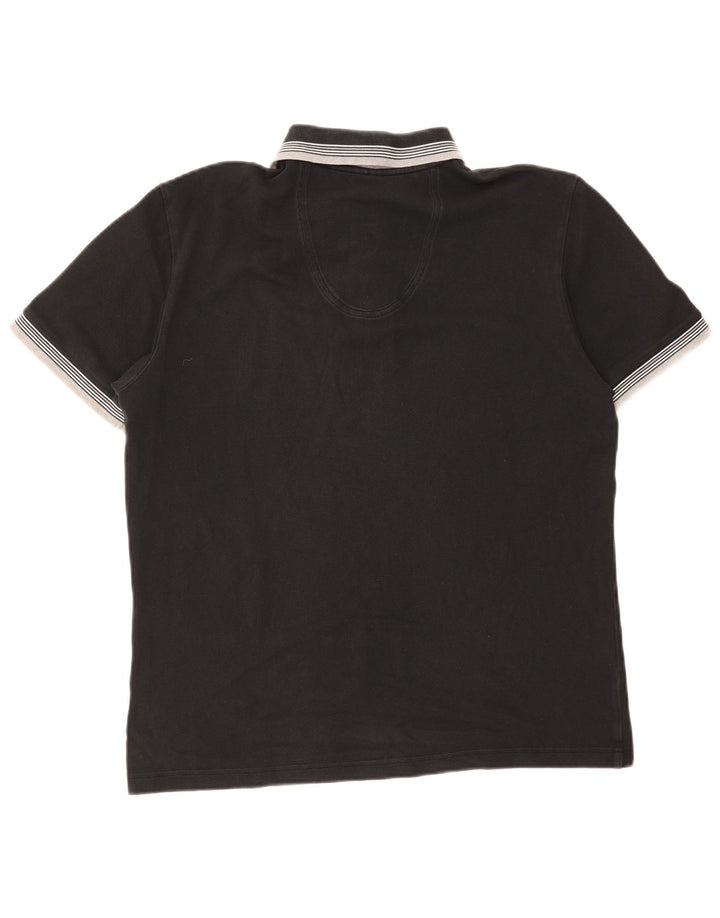 Polo Hugo Boss Hombre Rayas Negras Grandes